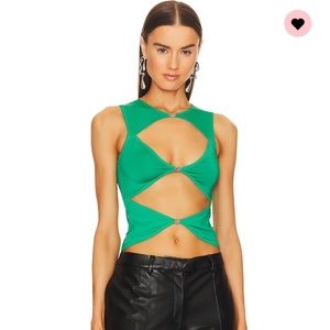Chiara top OW Collection in emerald